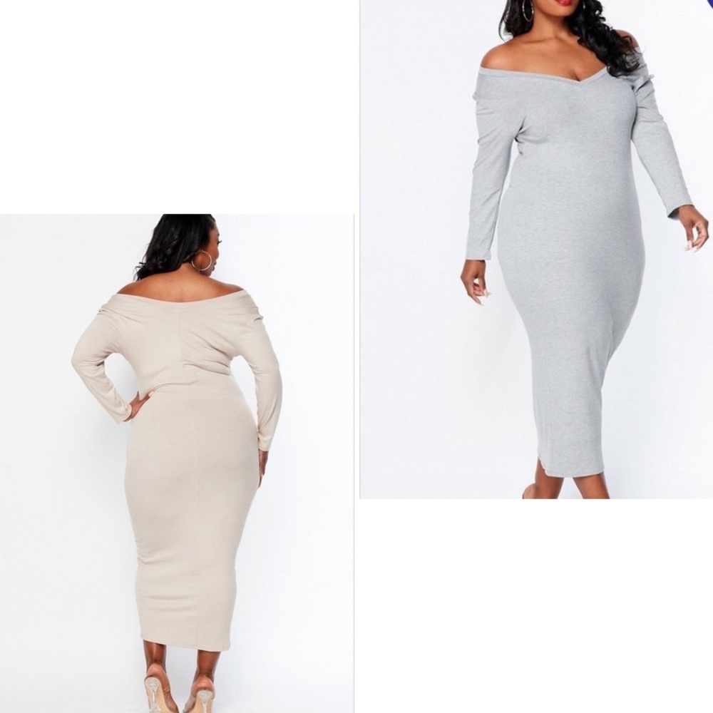 ❤️ Off The Shoulder Dress ❤️ 1 Left - Picture 3 of 4